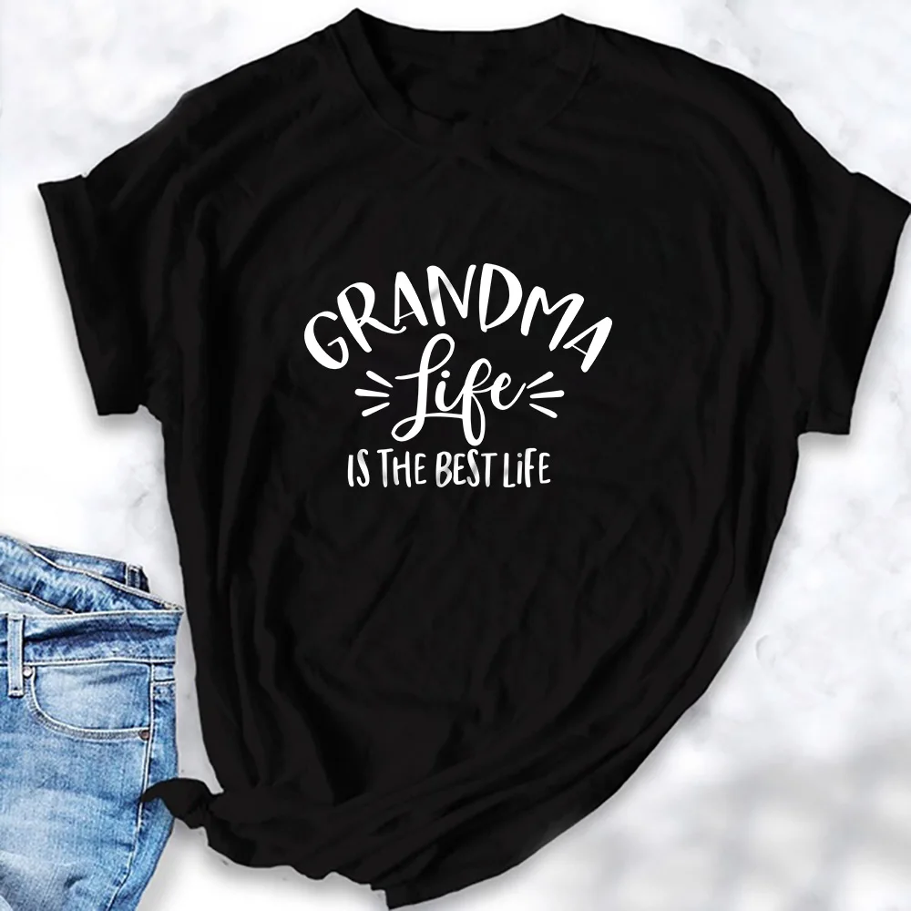 2QIMU Women Tshirt Printing Grandma Life Is The Best Life Short Sleeved Cotton Casual Top tees Femme in Summer T-shirt for
2QIMU Women Tshirt Printing Grandma Life Is The Best Life Short Sleeved Cotton Casual Top tees Femme in Summer T-shirt for