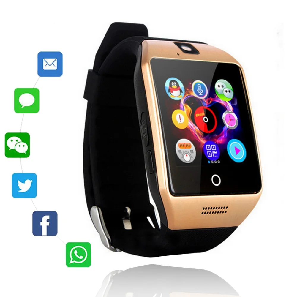 Bluetooth SmartWatch ip68 Q18 Fitness Tracker Touch Screen Support APP Download TF Sim Card Camera Dial /Call for Android Phone
Bluetooth SmartWatch ip68 Q18 Fitness Tracker Touch Screen Support APP Download TF Sim Card Camera Dial /Call for Android Phone