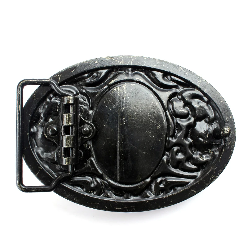 Pop Western Pattern Vintage Turquoise Arabesque Men's Leather Belt Buckle Metal Pop Western Pattern Vintage Turquoise Arabesque Men's Leather Belt Buckle Metal