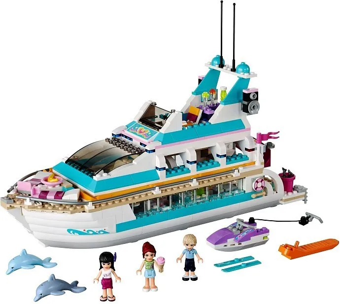 01044 Friends set Girl Series Toys Dolphin Cruiser Competible Legoingly 41015 Model Building Blocks Bricks Educational Kids Toys
01044 Friends set Girl Series Toys Dolphin Cruiser Competible Legoingly 41015 Model Building Blocks Bricks Educational Kids Toys