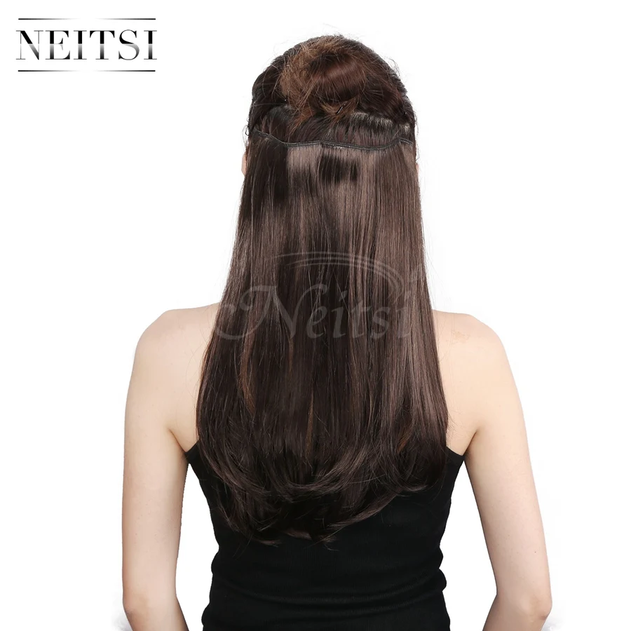 Neitsi 14'' 8 Clips 3Pcs/set Straight Synthetic Clip in Heat Resistant Fiber Hair Extensions Middle Brown 75g
Neitsi 14'' 8 Clips 3Pcs/set Straight Synthetic Clip in Heat Resistant Fiber Hair Extensions Middle Brown 75g