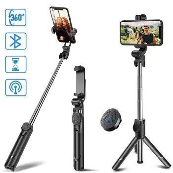 Portable Bluetooth Tripod Selfie Stick with Remote Control 3 in 1 Wireless Extendable Foldable Monopod for iPhone Xiaomi Oppo
Portable Bluetooth Tripod Selfie Stick with Remote Control 3 in 1 Wireless Extendable Foldable Monopod for iPhone Xiaomi Oppo