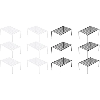 Cabinet Storage Shelf Rack - Non-Slip Feet - Rust Resistant Coating -Counter & Pantry Organization - Set of 6
Cabinet Storage Shelf Rack - Non-Slip Feet - Rust Resistant Coating -Counter & Pantry Organization - Set of 6