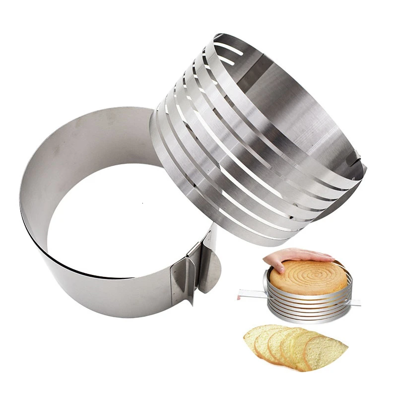 Delidge Stainless Steel Cake Cutter Slicer Adjustable Layer Cutter Circle Retractable Mold Kitchen DIY Baking Decorating Tools
Delidge Stainless Steel Cake Cutter Slicer Adjustable Layer Cutter Circle Retractable Mold Kitchen DIY Baking Decorating Tools