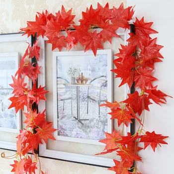 2.3M Artificial Maple Leaf Garland Plants Vine Fake Foliage Flowers Artificial Plants Home Thanksgiving Christmas Garden Decor
2.3M Artificial Maple Leaf Garland Plants Vine Fake Foliage Flowers Artificial Plants Home Thanksgiving Christmas Garden Decor