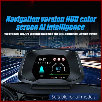 P19 OBD GPS Car HUD Head Up Display 4 inch GPS Navigation Speedometer Overspeed Warning Alarm System Universal
P19 OBD GPS Car HUD Head Up Display 4 inch GPS Navigation Speedometer Overspeed Warning Alarm System Universal