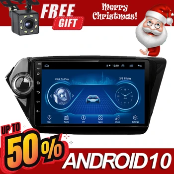 9 Inch 2Din Car Radio Android 10.0 Multimedia Autoradio Stereo Player GPS Navigation Touchscreen Head Unit For KIA K2 Rio 2013