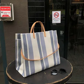 INS Pack Summer Canvas Handbag 2020 New Style Korean-Style Large-Volume-Style Multi-color Striped Large Bag
INS Pack Summer Canvas Handbag 2020 New Style Korean-Style Large-Volume-Style Multi-color Striped Large Bag