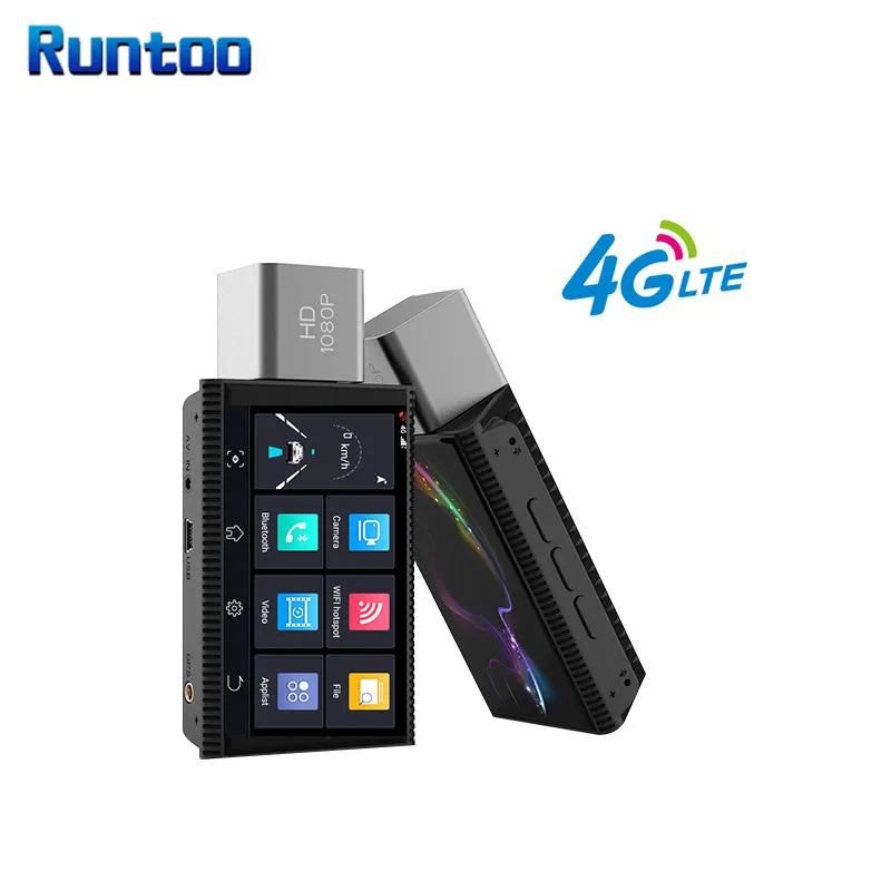 Видеорегистратор RUNTOO Android 8 1 4G Wi-Fi камера 1080P ночное видение 3-дюймовый IPS экран |
