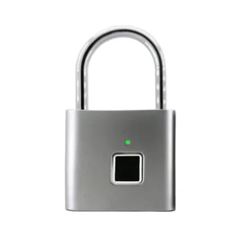 Alloy Security Keyless USB Rechargeable Door Lock Fingerprint Smart Padlock Quick Unlock Zinc alloy Metal Self Developing Chip
Alloy Security Keyless USB Rechargeable Door Lock Fingerprint Smart Padlock Quick Unlock Zinc alloy Metal Self Developing Chip