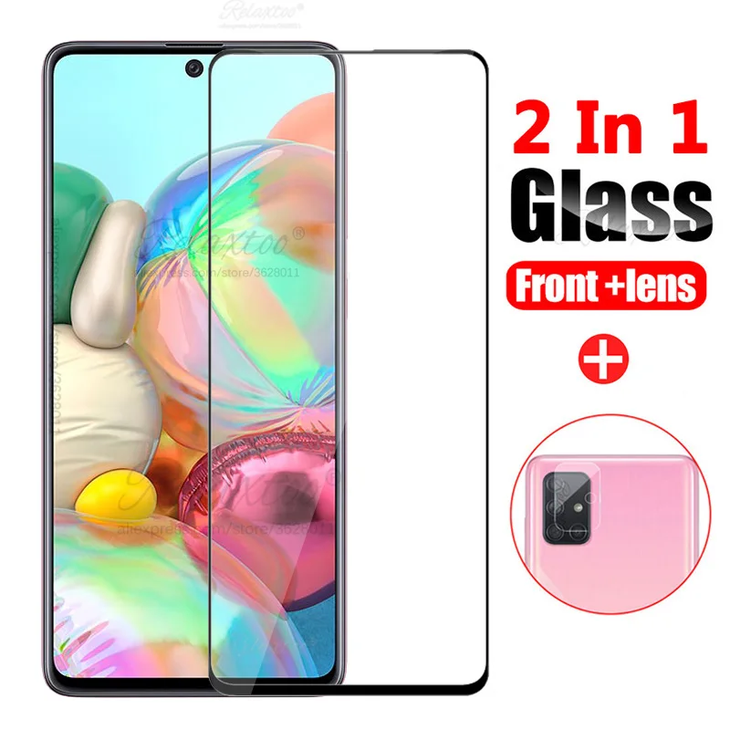 2 in1 Protective Camera Lens Glass For Samsung Galaxy A51 A71 Tempered glass on for Samsung A 51 71 A515F A715 Screen Protector
2 in1 Protective Camera Lens Glass For Samsung Galaxy A51 A71 Tempered glass on for Samsung A 51 71 A515F A715 Screen Protector