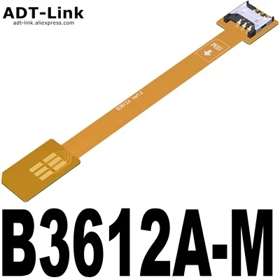 

GSM CDMA Standard UIM SIM Card Kit Male To Micro-SIM Female Extension Soft Flat FPC Cable Extender