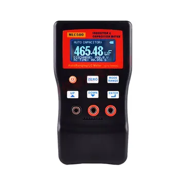 MLC-500 High Precision Auto Ranging LC Meter Professional Capacitance Inductance Table 500 KHz Capacitance Meter
MLC-500 High Precision Auto Ranging LC Meter Professional Capacitance Inductance Table 500 KHz Capacitance Meter