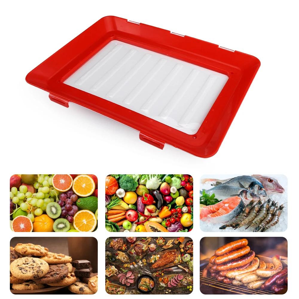 Creative Food Preservation Tray Food Fresh Keeping Fresh Spacer Organizer Food Preservate Refrigerator Food Storage Container
Creative Food Preservation Tray Food Fresh Keeping Fresh Spacer Organizer Food Preservate Refrigerator Food Storage Container