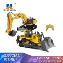 HUINA 1569 1:16 RC Bulldozer Remote Control Truck Excavator 8CH Caterpillar Radio Control Engineering Vehicle Toys for Boys Gift
HUINA 1569 1:16 RC Bulldozer Remote Control Truck Excavator 8CH Caterpillar Radio Control Engineering Vehicle Toys for Boys Gift