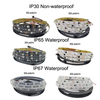 DC12V WS2811 Pixel Led Strip Light Addressable 30/48/60leds/m full color WS2811 IC 5050 RGB Led Lamp Tape
DC12V WS2811 Pixel Led Strip Light Addressable 30/48/60leds/m full color WS2811 IC 5050 RGB Led Lamp Tape