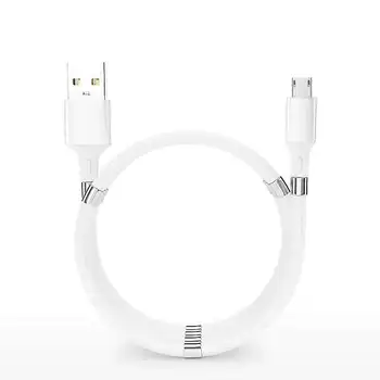 The new magic rope magnetic absorption data cable is suitable for iPhoneTYPE-C Android silicone magnetic charging cable
The new magic rope magnetic absorption data cable is suitable for iPhoneTYPE-C Android silicone magnetic charging cable