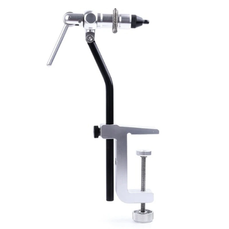 Tvc Iron Rotary Fly Tying Vise with Heavy Duty Base Fly Hook Tool Fishing Tackle Hook silver Black
Tvc Iron Rotary Fly Tying Vise with Heavy Duty Base Fly Hook Tool Fishing Tackle Hook silver Black
