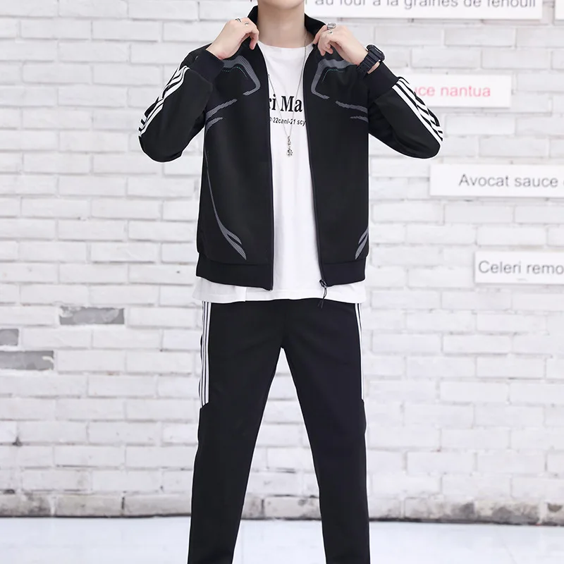 2019 Teenager Fashion Handsome Casual Printed Two-Piece Set Men Spring And Autumn Coat Men's Long-sleeve Suit
2019 Teenager Fashion Handsome Casual Printed Two-Piece Set Men Spring And Autumn Coat Men's Long-sleeve Suit