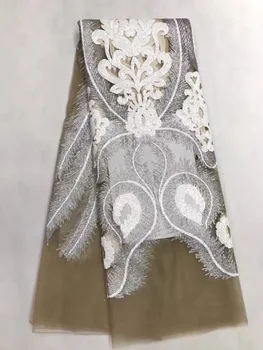 High Quality Nigerian Lace Fabrics 2019 With Sequins African French Net Lace Fabric Embroidered Tulle Mesh Lace Fabric JL1103 
High Quality Nigerian Lace Fabrics 2019 With Sequins African French Net Lace Fabric Embroidered Tulle Mesh Lace Fabric JL1103