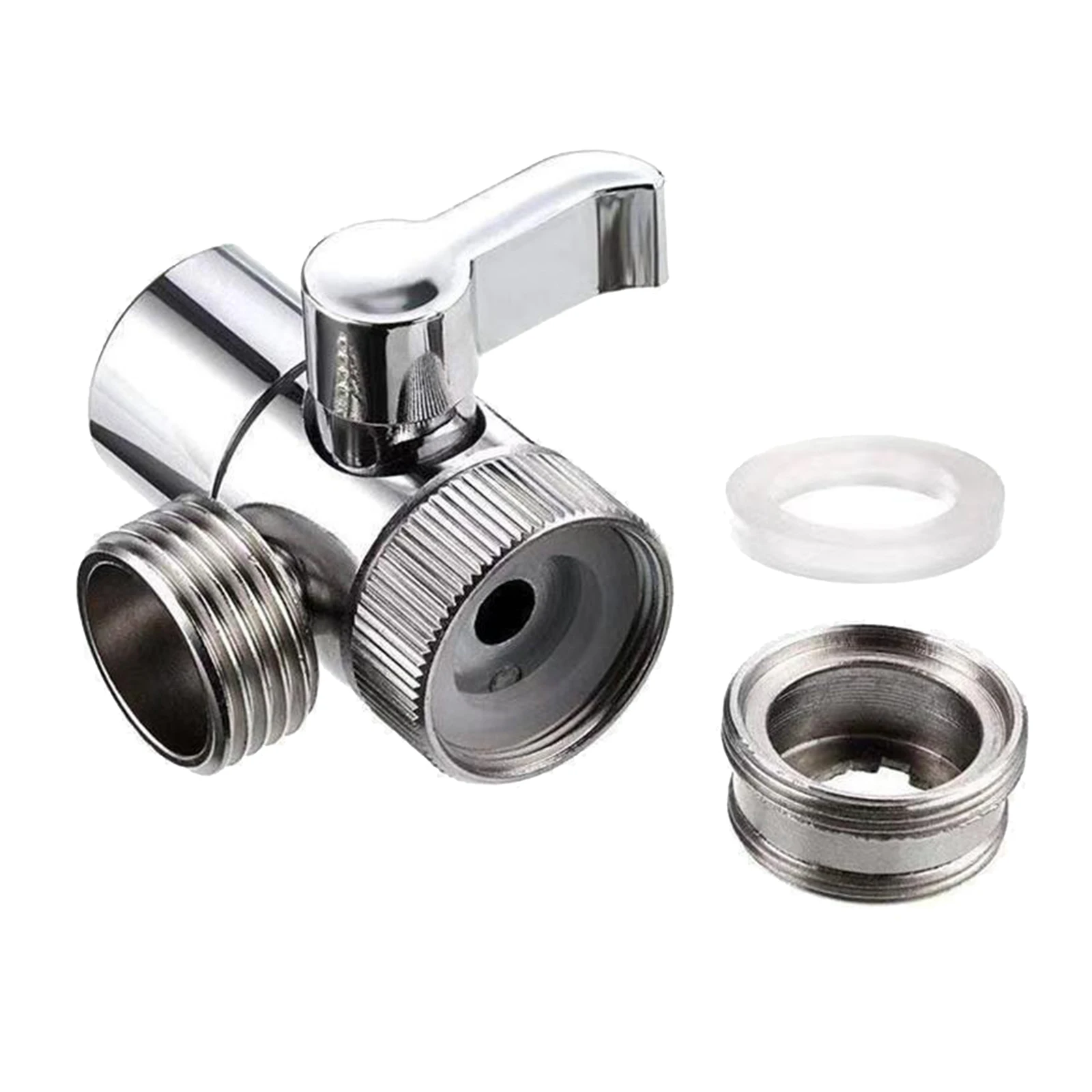2-in-1 Brass Bidet Shower Head Diverter Valve Faucet Tools Tap T-Adapters 2-in-1 Brass Bidet Shower Head Diverter Valve Faucet Tools Tap T-Adapters
