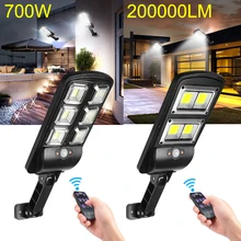 700W Powerful Outdoor LED Solar Light IPX6 Waterproof Solar Lamp with Motion Sensor Street Light 3 Mode No wiring Garden Lantern
700W Powerful Outdoor LED Solar Light IPX6 Waterproof Solar Lamp with Motion Sensor Street Light 3 Mode No wiring Garden Lantern