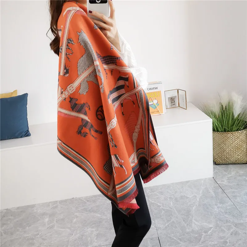 A Generation of Fat Autumn and Winter Thick Warm Cashmere Wool Blended Textile Scarf Female Winter Faux Cashmere Women's Air Con
A Generation of Fat Autumn and Winter Thick Warm Cashmere Wool Blended Textile Scarf Female Winter Faux Cashmere Women's Air Con