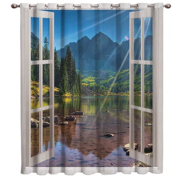 Creative Window Views The Sunny Forested Mountain Landscape With Clear Lake Water Window Treatment Hardware Sets Curtain
Creative Window Views The Sunny Forested Mountain Landscape With Clear Lake Water Window Treatment Hardware Sets Curtain