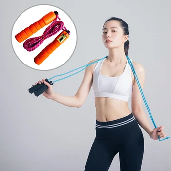 Excercise Speed Jump Rope With Counter Fitness Workout Skipping Electronic Counting Ropes Adjustable Sports Wire Lose Weight
Excercise Speed Jump Rope With Counter Fitness Workout Skipping Electronic Counting Ropes Adjustable Sports Wire Lose Weight