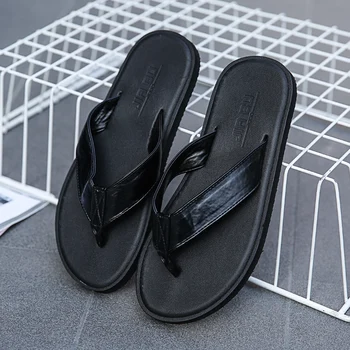 Hot Sale Mens Flip Flop Comfortable Home Slippers for Men Summer Flats Slippers Brand Outside Beach Slippers Man Black Flip Flop
Hot Sale Mens Flip Flop Comfortable Home Slippers for Men Summer Flats Slippers Brand Outside Beach Slippers Man Black Flip Flop