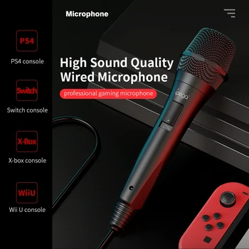 Wired Gaming Microphone USB2.0 Interface High Sound Quality Microphone for Switch/PS4/X-box/Wii U Console Accessories
Wired Gaming Microphone USB2.0 Interface High Sound Quality Microphone for Switch/PS4/X-box/Wii U Console Accessories
