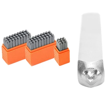 1 Set Letter and Number Metal Stamp Kit - m & 1Pcs Steel Number Heart Pattern Design Punch m
1 Set Letter and Number Metal Stamp Kit - m & 1Pcs Steel Number Heart Pattern Design Punch m