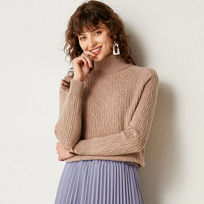2019 Autumn And Winter New Style High Collar Woollen Sweater Women's Pullover Sweater Loose Underwear Linen Flower Color Knit Lo
2019 Autumn And Winter New Style High Collar Woollen Sweater Women's Pullover Sweater Loose Underwear Linen Flower Color Knit Lo