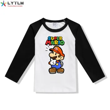 LYTLM Super Mario Boy Tshirts Kids Koszulki Kid Clothes Christmas T Shirt Kids Poleras Girls Tops Long Sleeve Cartoon T-shirt 
LYTLM Super Mario Boy Tshirts Kids Koszulki Kid Clothes Christmas T Shirt Kids Poleras Girls Tops Long Sleeve Cartoon T-shirt