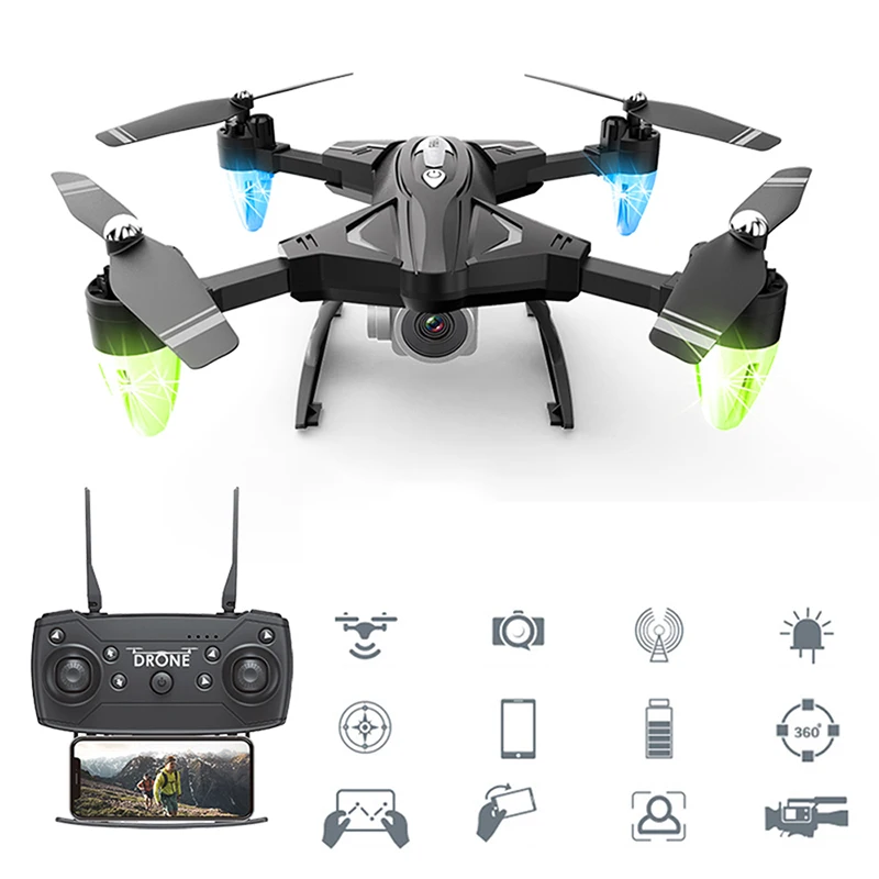 Latest Cool RC Helicopters 4K Camera Optical Flow 1080P HD Camera Aerial Video RC Aircraft Quadrocopter Toys Kid Drones
Latest Cool RC Helicopters 4K Camera Optical Flow 1080P HD Camera Aerial Video RC Aircraft Quadrocopter Toys Kid Drones