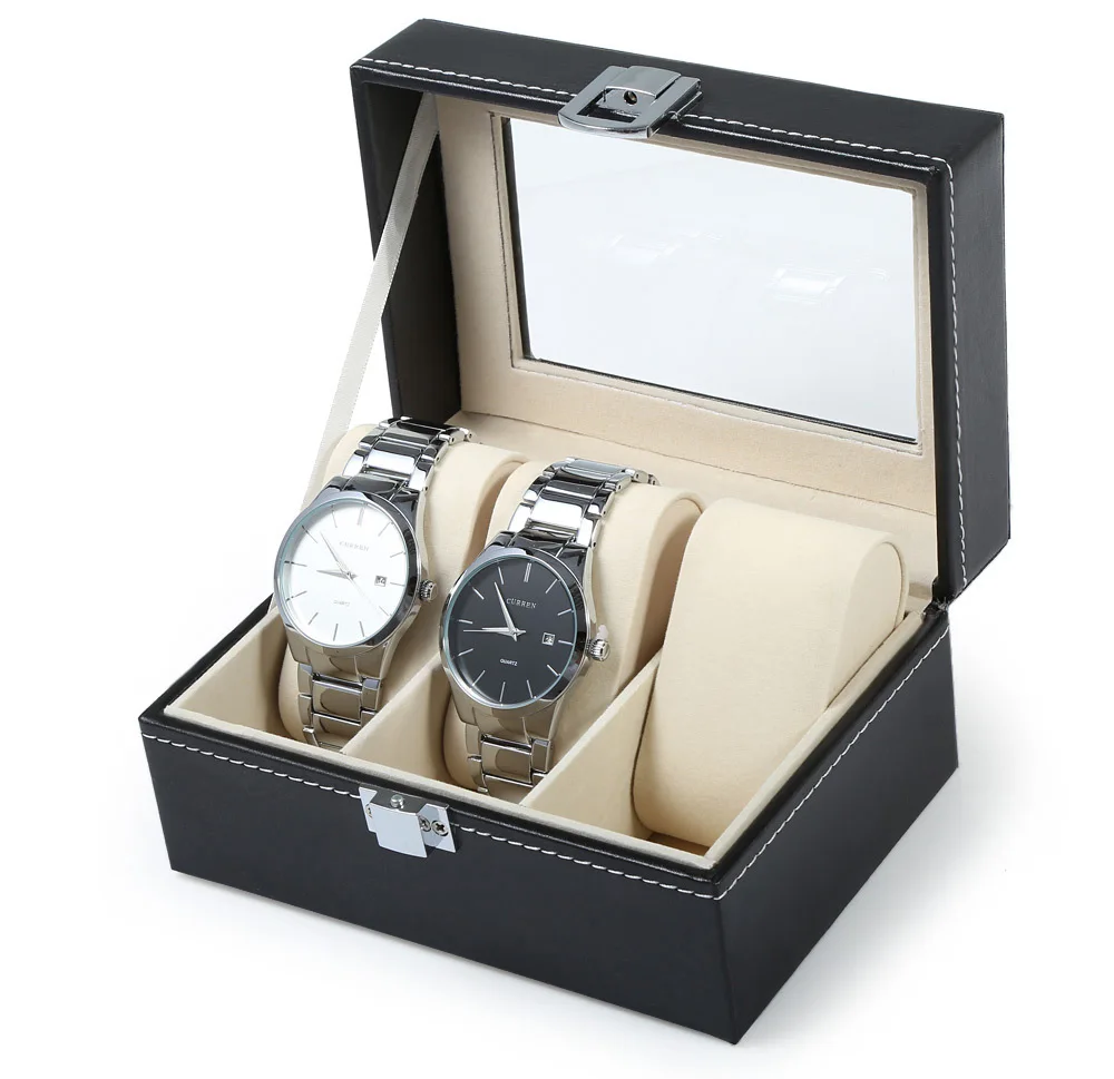 High-end Pu Three Watch Box Bracelet Watch Box Jewlery Box Jewelry Props Simple Rugged 3
High-end Pu Three Watch Box Bracelet Watch Box Jewlery Box Jewelry Props Simple Rugged 3