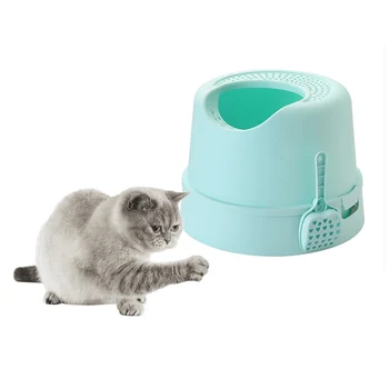 Pet Cat Litter Basin Fully Enclosed Top-in Toilet Large Sand Basin Home-style Toilet Basin Litter Box
Pet Cat Litter Basin Fully Enclosed Top-in Toilet Large Sand Basin Home-style Toilet Basin Litter Box