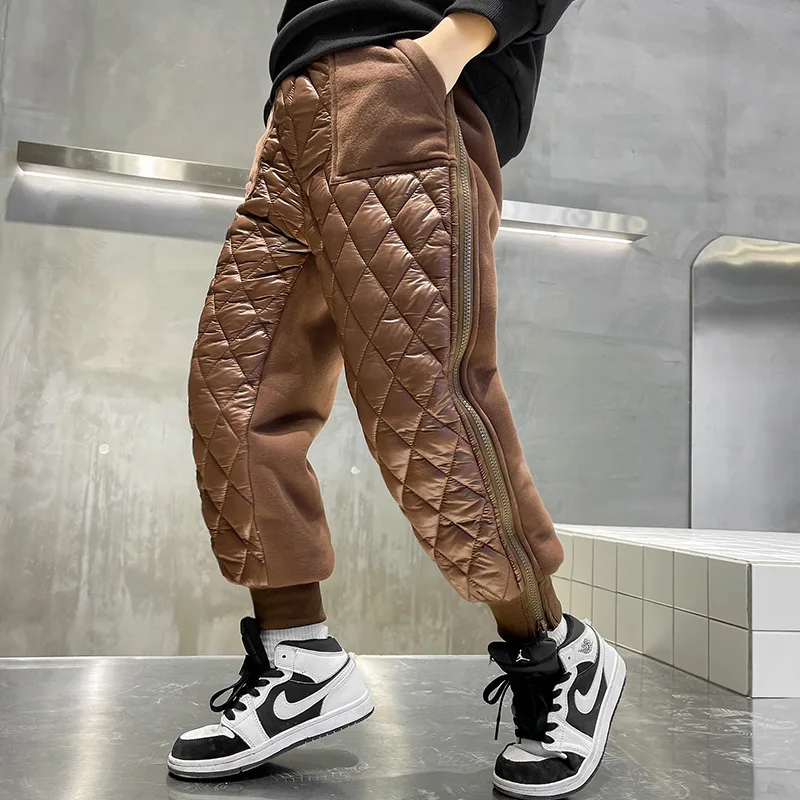 Boys Winter Faux Leather Cargo Pants Fleece Cotton Sports Pants Zipper Side Children Casual Loose Trousers 5 7 9 11 13 14Years
Boys Winter Faux Leather Cargo Pants Fleece Cotton Sports Pants Zipper Side Children Casual Loose Trousers 5 7 9 11 13 14Years