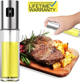Glass Olive Oil Sprayer Kitchen Oil Spray Bottle Pump Stainless Steel Oil Pot Leak-proof Drops Oil Dispenser BBQ Cooking Tools
Glass Olive Oil Sprayer Kitchen Oil Spray Bottle Pump Stainless Steel Oil Pot Leak-proof Drops Oil Dispenser BBQ Cooking Tools