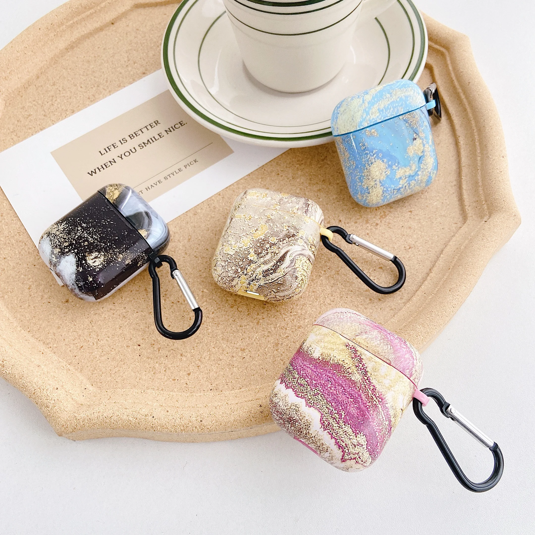 Luxury Silicone marble granite Wireless Earphone Charging case for Origina Apple AirPods 1 2 Accessories Headphone Case coque
Luxury Silicone marble granite Wireless Earphone Charging case for Origina Apple AirPods 1 2 Accessories Headphone Case coque