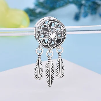 Authentic 925 Sterling Silver Pendant Openwork Beads Spiritual Dream Catcher Dangle Charms Fit Original Pan Bracelet Jewelry
Authentic 925 Sterling Silver Pendant Openwork Beads Spiritual Dream Catcher Dangle Charms Fit Original Pan Bracelet Jewelry