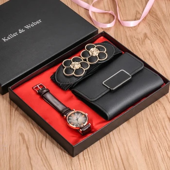 Advanced Watch Wallet Set for Ladies Concise Wallet Black Quartz Watches Comfortable Soft Leather Belt for Women Gift
Advanced Watch Wallet Set for Ladies Concise Wallet Black Quartz Watches Comfortable Soft Leather Belt for Women Gift