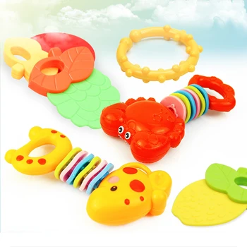 4pcs/set Fruit Marine life shape toddler toys Teether Toy dragees baby naissance Nursing Mittens Teether Rattles Speelgoed 
4pcs/set Fruit Marine life shape toddler toys Teether Toy dragees baby naissance Nursing Mittens Teether Rattles Speelgoed