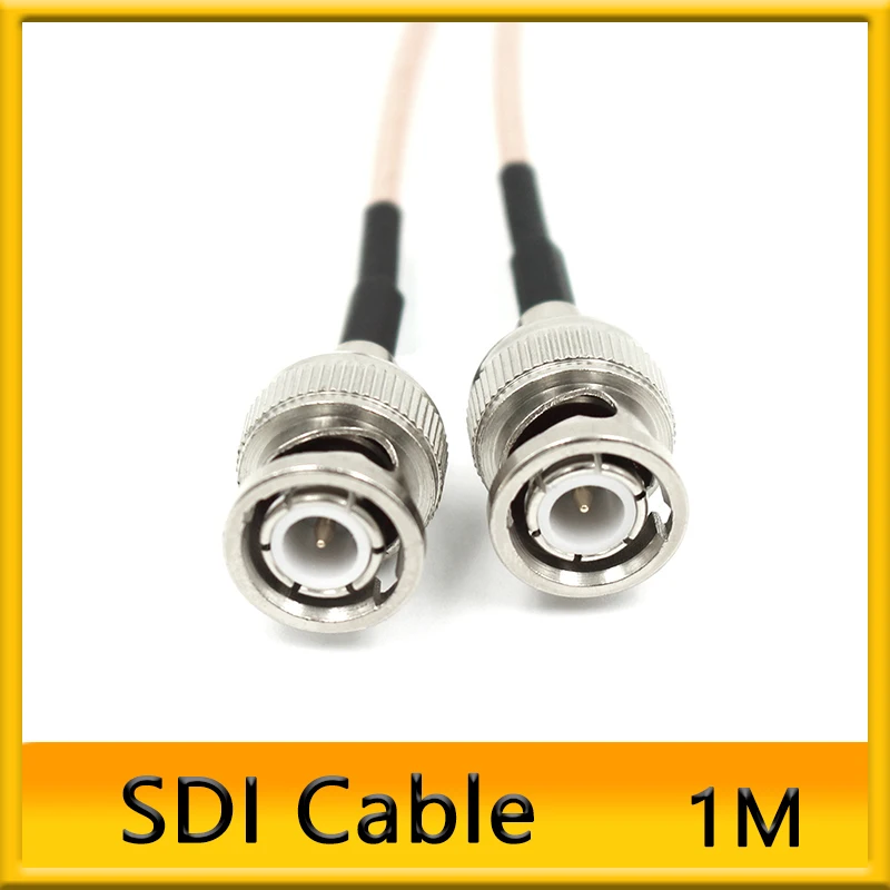 SDI BNC Cable Video Connector Male HD 3G SD SDI for Camera Security CCTV Camera DVR System/BMCC 1m
SDI BNC Cable Video Connector Male HD 3G SD SDI for Camera Security CCTV Camera DVR System/BMCC 1m