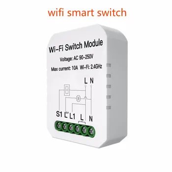 Wifi Smart Switch 90-250V With Removable Rail Smart Switch Module US Version Drop-in 120 Type Switch For Alexa Google Home
Wifi Smart Switch 90-250V With Removable Rail Smart Switch Module US Version Drop-in 120 Type Switch For Alexa Google Home