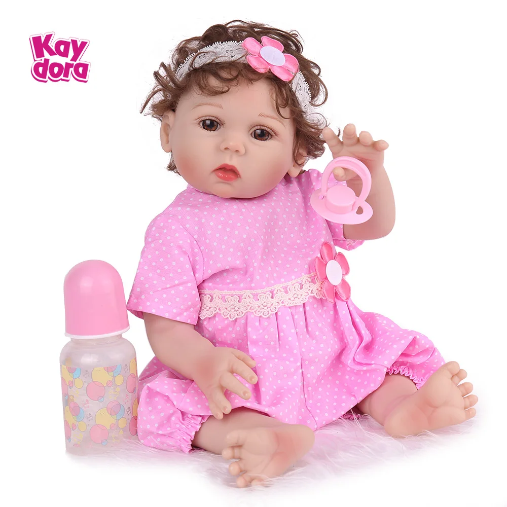 18 Inch Silicone Reborn Baby Lifelike Girl Dolls 47cm Bath Play Toys Cute Bebe Boneca Toddler Menina Lol Kid Birthday Gifts
18 Inch Silicone Reborn Baby Lifelike Girl Dolls 47cm Bath Play Toys Cute Bebe Boneca Toddler Menina Lol Kid Birthday Gifts
