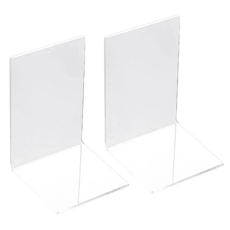 2Pcs Transparent Acrylic Desk Book Shelf Bookend Stationery Book Standing File Holder Office Home Table
2Pcs Transparent Acrylic Desk Book Shelf Bookend Stationery Book Standing File Holder Office Home Table
