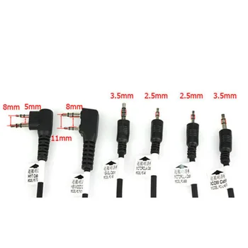 6 in 1 Programming Cable Ham Radio For Motorola Baofeng Kenwood Connectors