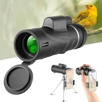 Neewer Monocular Telescope,12X50 High Power HD with Smartphone Holder and Tripod - Waterproof with Durable Clear FMC BAK4 Prism
Neewer Monocular Telescope,12X50 High Power HD with Smartphone Holder and Tripod - Waterproof with Durable Clear FMC BAK4 Prism