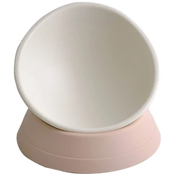 Bulldog Bowl Anti-Slip Dog Cat Dish Detachable Rubber Dog Bowl Pet Sterile Tilted Pet Feeder Slope Base White 
Bulldog Bowl Anti-Slip Dog Cat Dish Detachable Rubber Dog Bowl Pet Sterile Tilted Pet Feeder Slope Base White